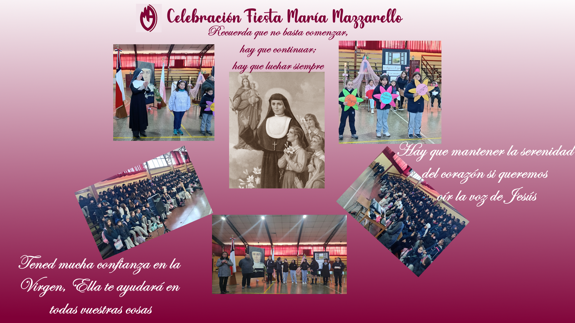 Celebración Fiesta de María Mazzarello